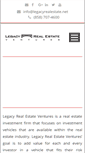 Mobile Screenshot of legacyrealestate.net